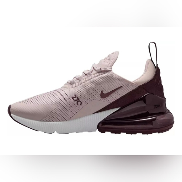Like New Nike Women's Air Max 270 in Mauve and Burgundy. Size 8. #SW - Picture 2 of 11